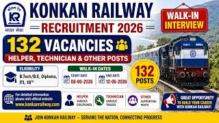 Famous Konkan Railway Recruitment 26 Walk in for132 Helper, Technician #job #govtjobs #biharjobs #jobsearch Profile