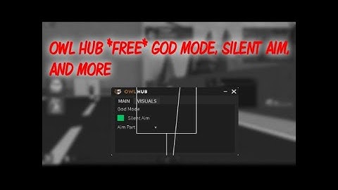 KAT SILENT AIM/AIMBOT 🔥 Owl Hub! 🔥  *OP* FREE✅ Roblox Script Hub! | Over 34 Games!!!