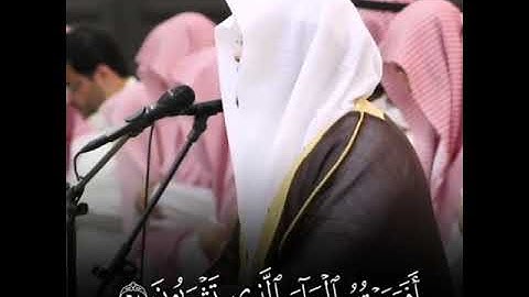 سورة الواقعة (٦٥ إلى ٦٩)تلاوة خاشعة د.ياسر الدوسري