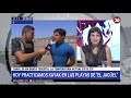 Alvaro Paez en Canal 26 - Recorremos las playas de El Jaguel 2020