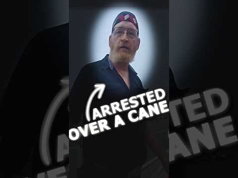 Police Arrest Blind Man Over a Walking Stick