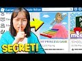 I FOUND MY LITTLE SISTER'S *SECRET* ROBLOX GAME!!