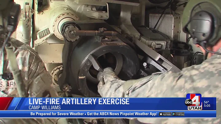 CAMP WILLIAMS ARTILLERY TRAINING