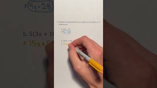 Let Me Help You with the Distributive Property #Shorts #algebra #math #help #distributiveproperty