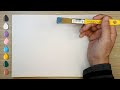 Snowy Landscape Easy To Paint Acrylic Painting For Beginners