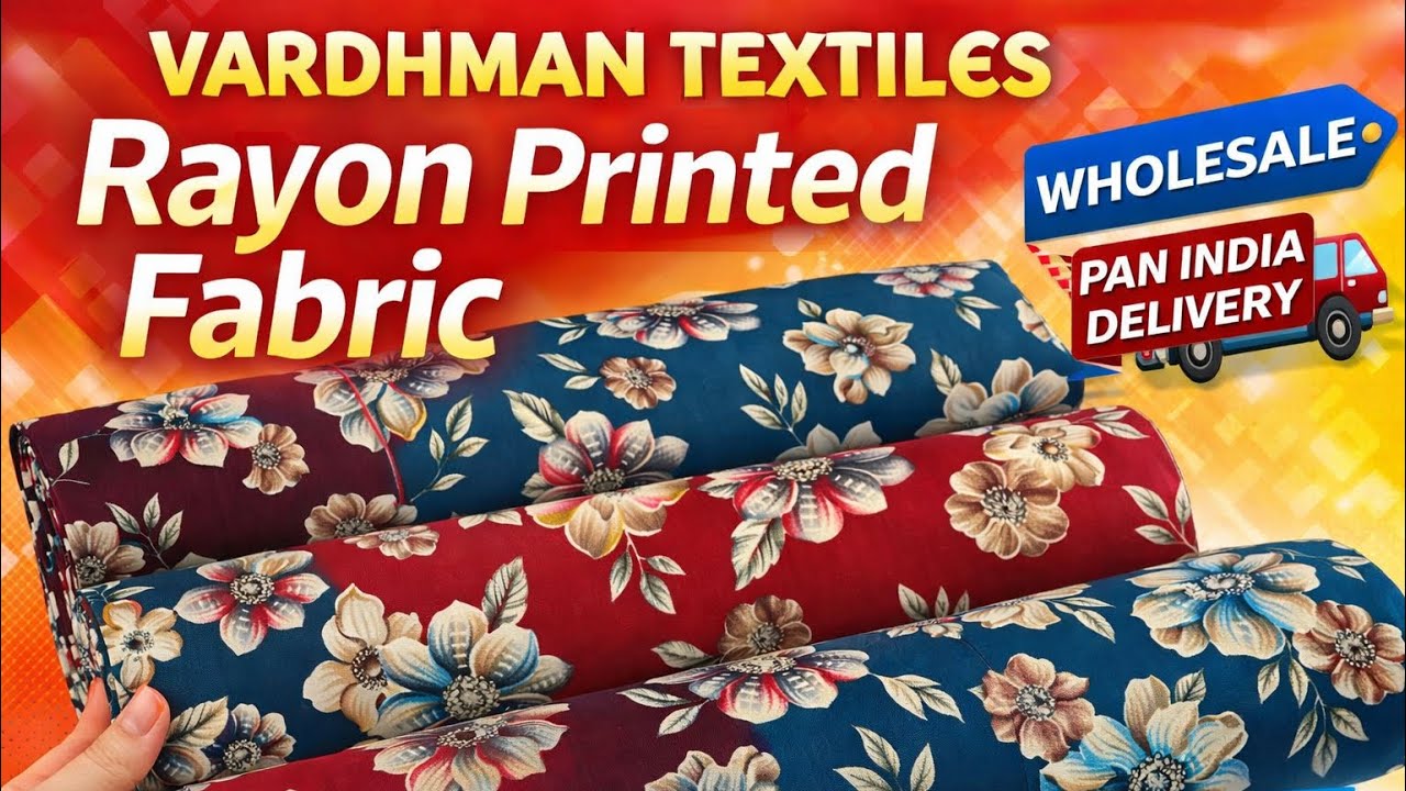 ✨ Premium Rayon Printed Fabric | Soft • Stylish • Breathable ✨