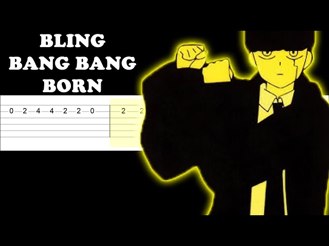 MASHLE- MAGIC AND MUSCLES Season 2 - Bling-Bang-Bang-Born - guit (Easy  Guitar Tabs Tutorial) 