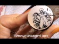 How to make stamping decals  how to line up images across your nails