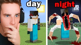 Minecraft, But It Turns Scary at Night... by Skiddzie 269,346 views 2 days ago 28 minutes