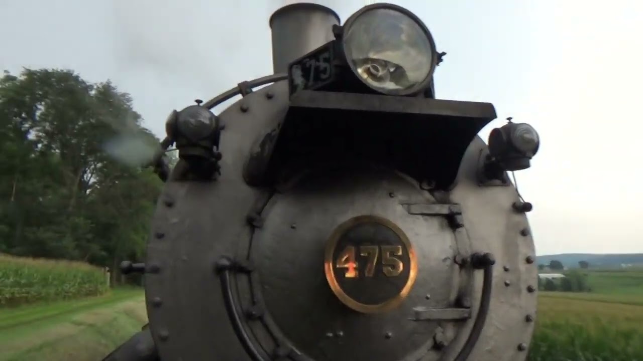 THE STRASBURG RAIL ROAD THE EVENENING BREEZE WITH #475 (FULL RIDE!)