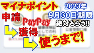 マイナポイント申請～利用するまで！マイナンバーカードとスマホで申請してPayPayで受け取りたい！マイナポイント第二弾