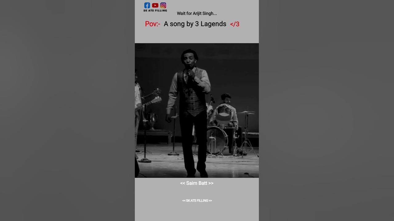 3 Lagends on 1 beat "Phir mohabbat"| live show🎧|wait for Arijit Singh❤️ #shorts #liveperformance 🎧💘🖤
