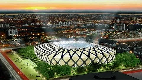 Quantos estádios de futebol foram construídos para a Copa?