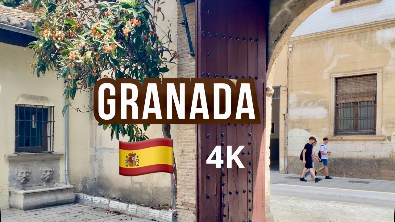 Granada en 4K: Paseo desde El Corte Inglés hasta la Avenida de la Constitución