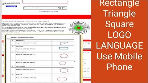 #logo How to draw shape reactangle square triangle logo language used mobile phone online logo