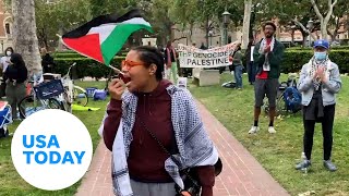 'It's been scary': Heated pro-Palestine protests continue on college campuses across US | USA TODAY