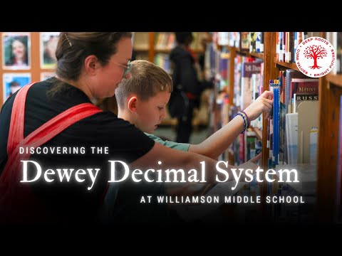 Discovering the Dewey Decimal System at Williamson Middle School