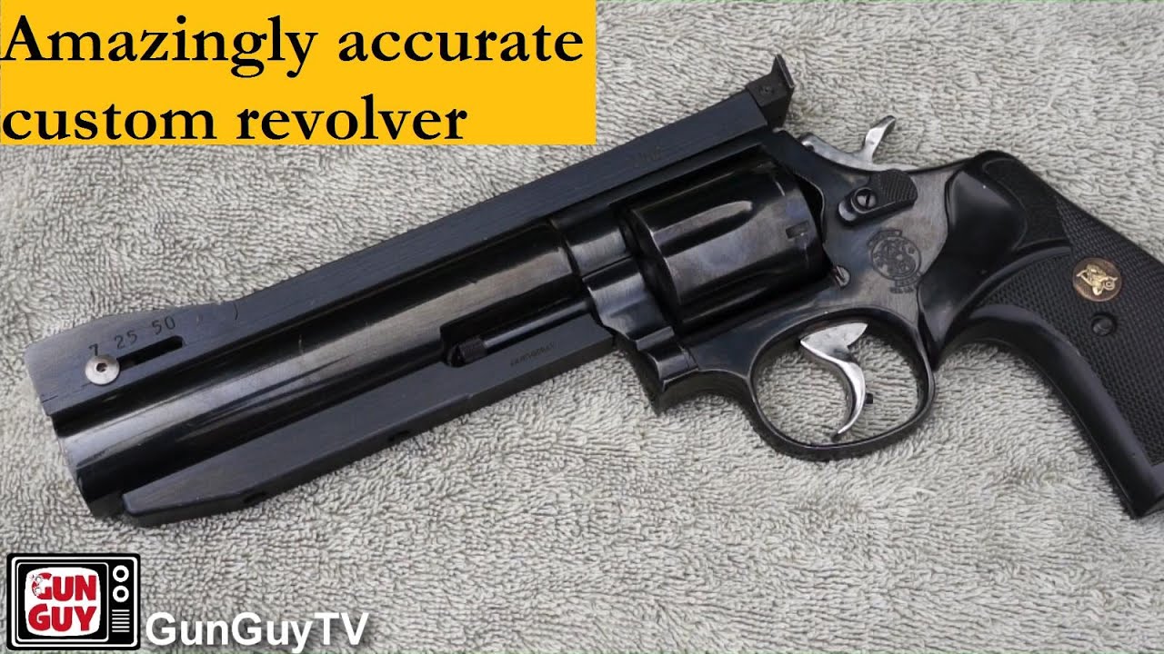 Amazingly accurate custom revolver! Wow! S&W 586 YouTube