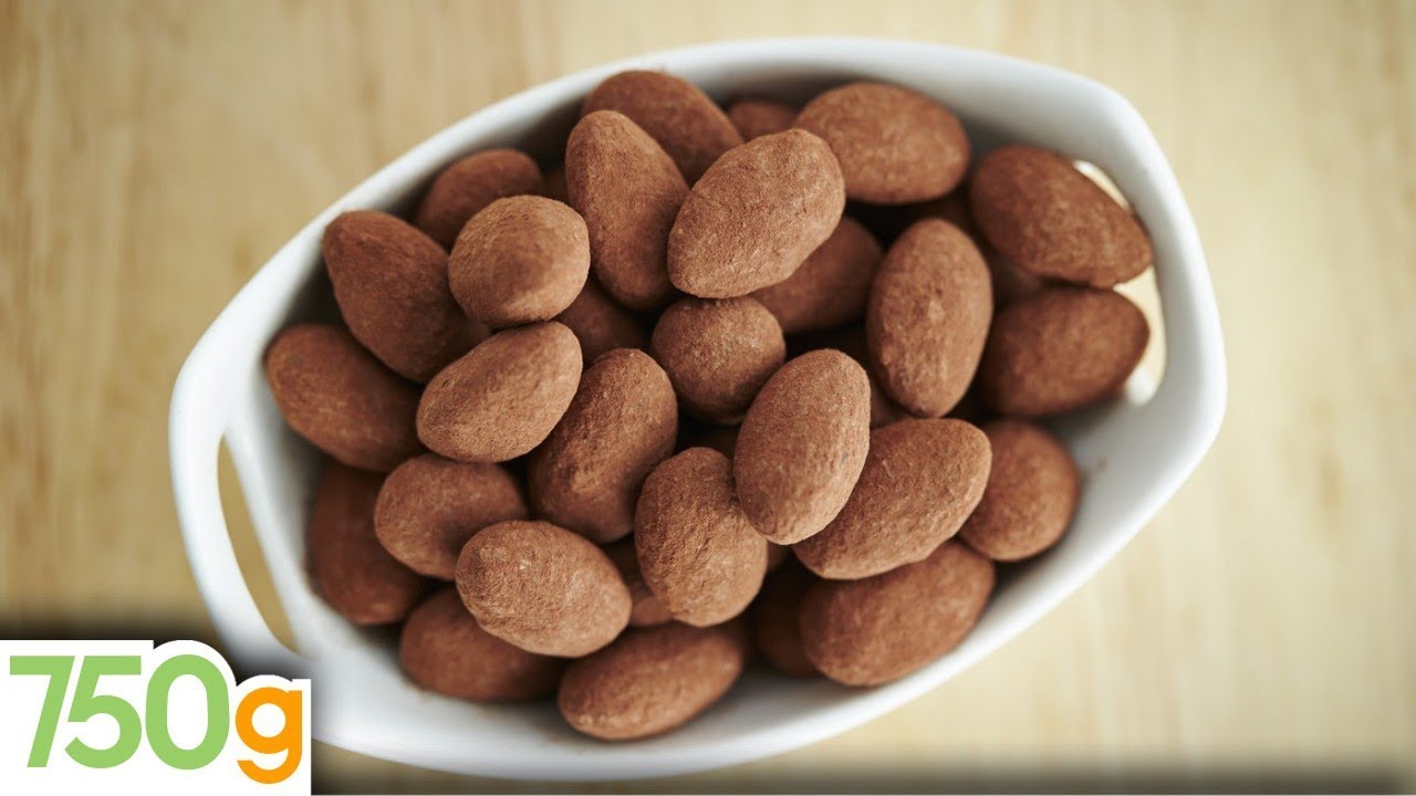 Recette d'amandes chocolatées - 750g