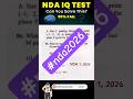 NDA Maths PYQ 💀 99% Fail | Only Toppers Solve This 😈#ndaexam #shorts #feedshorts #nda2026 #ndamaths