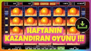 100 Super Hot Haftanin Kazandiran Oyunu