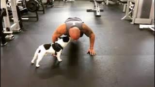 The rock 22 pushup challenge Done.