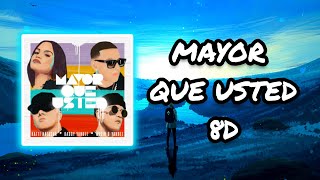 (Audio 8D) 🎧 Mayor Que Usted - Natti Natasha, Daddy Yankee, Wisin y Yandel (Audio Club)
