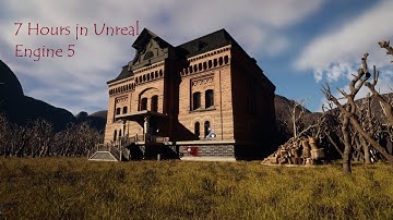 Unreal Engine 5 | Quixel Megascans | Create a Horror Mansion Environment Time laps-Part 1