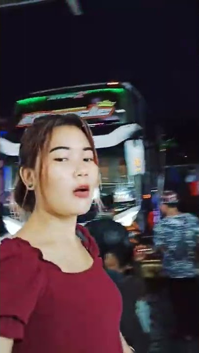 suasana malam hari di terminal jati kudus #poharyanto