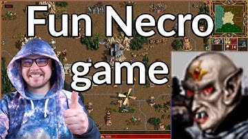 Fun Necro game || Jebus Cross || Heroes 3 Necropolis Gameplay || Alex_The_Magician