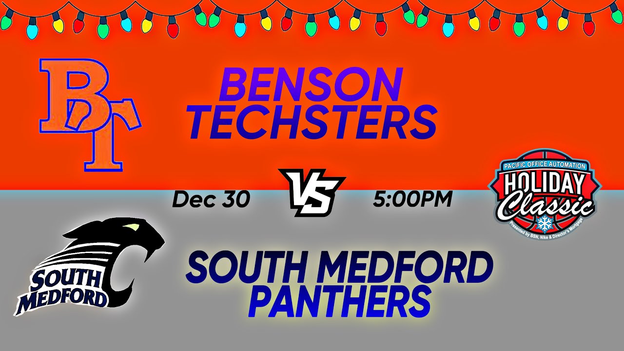 POA Holiday Classic 2022 Game 16 South Medford vs Benson YouTube
