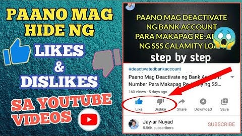 Paano Mag Hide ng Likes and Dislikes sa Youtube Videos | gamit ang cellphone