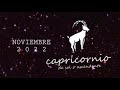 capricornio en noviembre de 2022