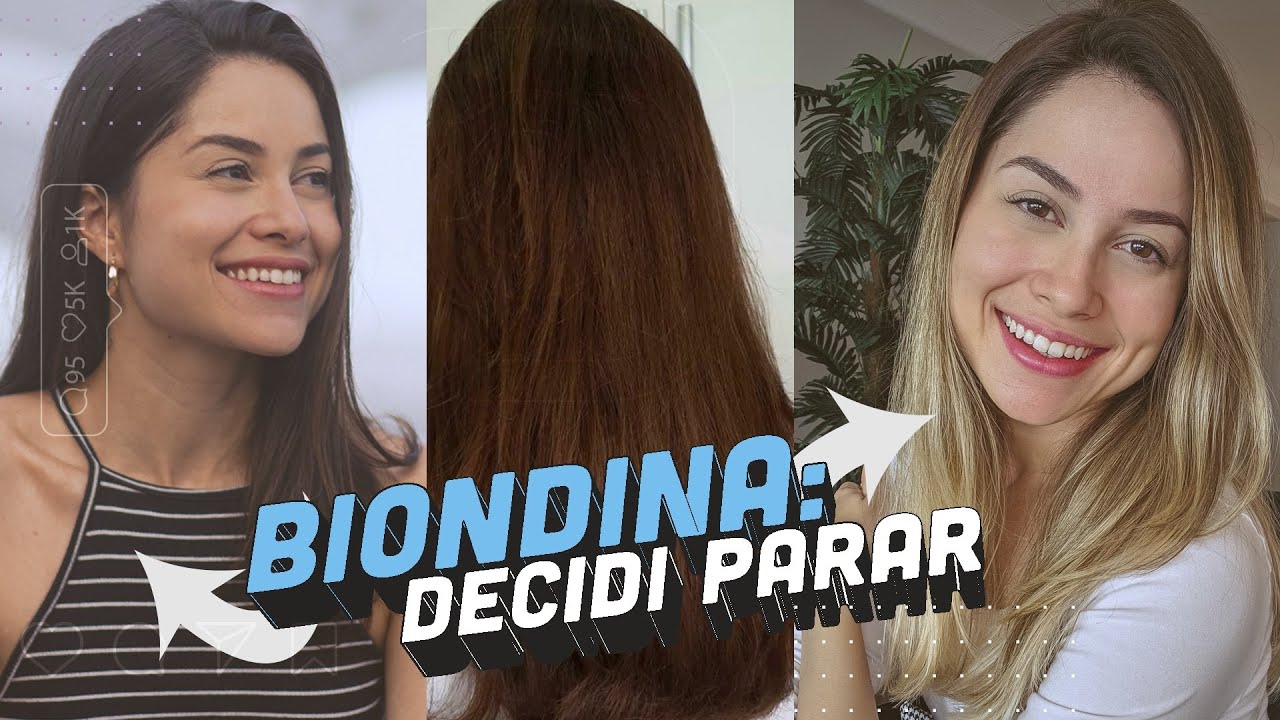 Clarear o cabelo sem química? Por que parei de usar a Biondina? - YouTube