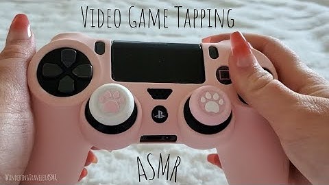 [ASMR] Video Game and PS4 Remote Tapping and Scratching! (No Talking)
