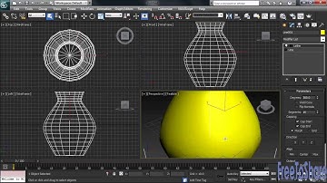 How to Lathing Objects : Tutorial Autodesk 3Ds Max 2013