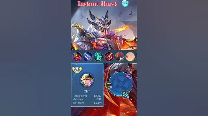 Clint One Shot Build | No Escape 💀🎯 #mobilelegends #mlbb #clint #build