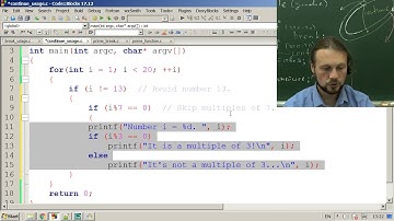 Управление циклом в Си: break, continue