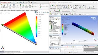 Lesson 9 Cantilever Beam Problem Using Ansys Workbench And Solidworks Simulation