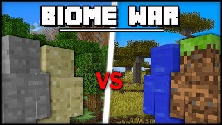 8 Players Simulate A BIOME WAR in Minecraft