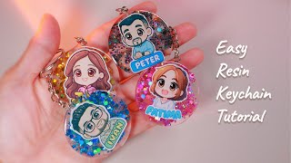 Turn your Photo into Kawaii Sticker | Personalized Resin Keychain Tutorial | Resin Art for Beginners screenshot 2