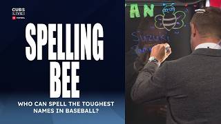 MLB Spelling Bee Challenge: Cole Wright vs. Ryan Sweeney 🐝 | Cubs Live!
