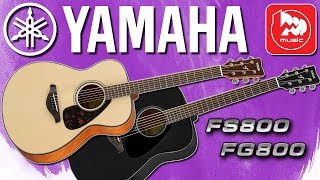 Акустические гитары YAMAHA FS800 и YAMAHA FG800