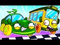 BUS VS CAR | Vegetables Turned Into A Bus | EPIC DRIVING FAILS