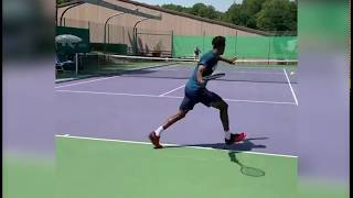 Gems Life Elina Svitolina And Gael Monfils Practice