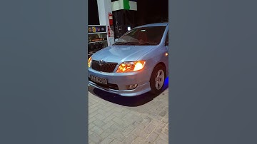 Toyota Corolla hatchback Toyota Runx 🩵 #toyota #corolla #runx #hatchback #modified #shorts