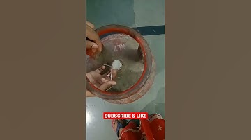 how to open gas cylinder lid // # shorts