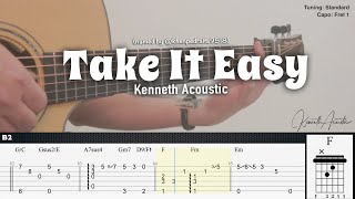 PDF Sample Take It Easy - Kenneth Acoustic guitar tab & chords by Kenneth Acoustic.