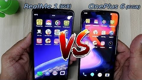 OnePlus 6 Vs RealMe 1 Comparision !! 6GB RAM Speed Comparision !! HINDI