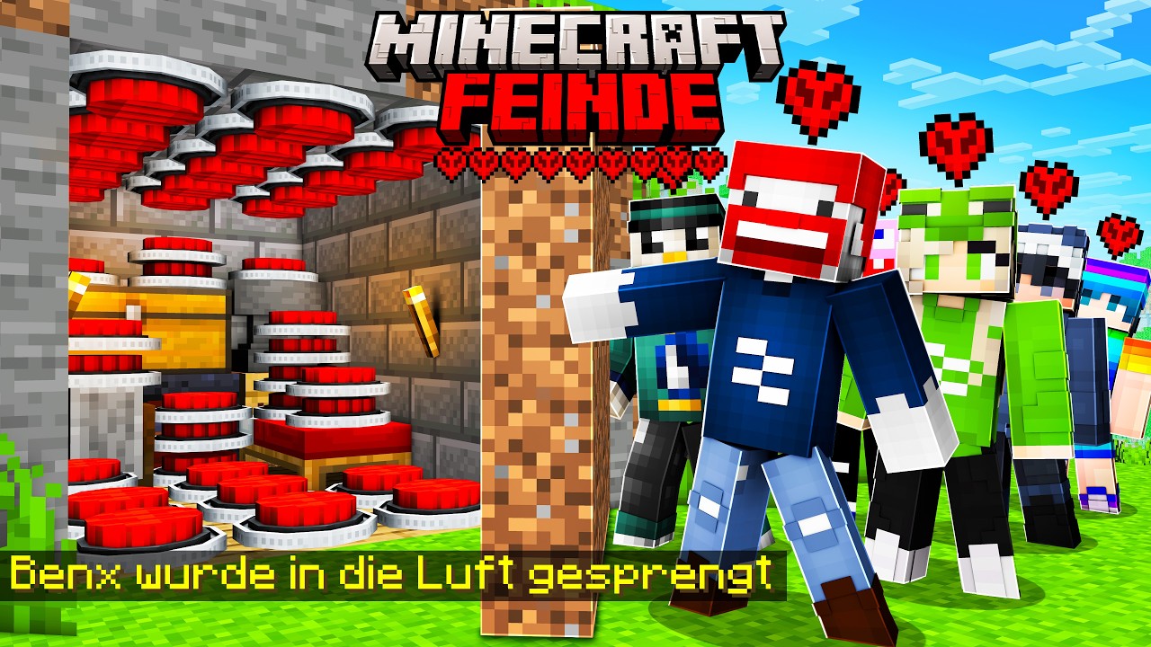 Ich STERBE an MINEN in meiner BASE! - MINECRAFT FEINDE